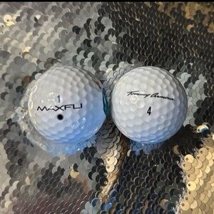 Maxfli 1 and Tommy Armour 4 Golf Balls bundle lot of 2 Vintage RARE